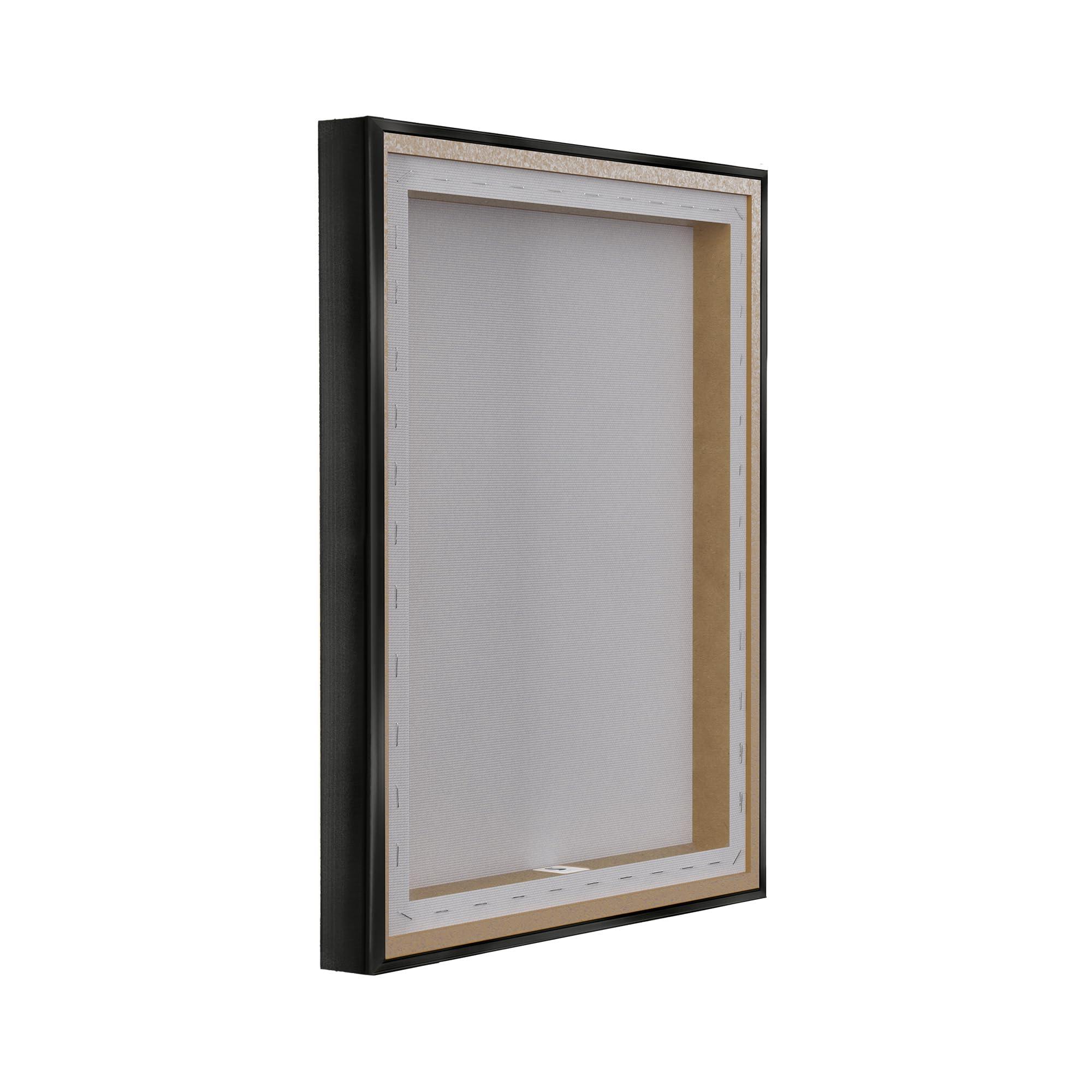 Stupell Industries Stupell Industries T-Rex in Nature Framed Floater Canvas Wall Art by Raquel Maciel