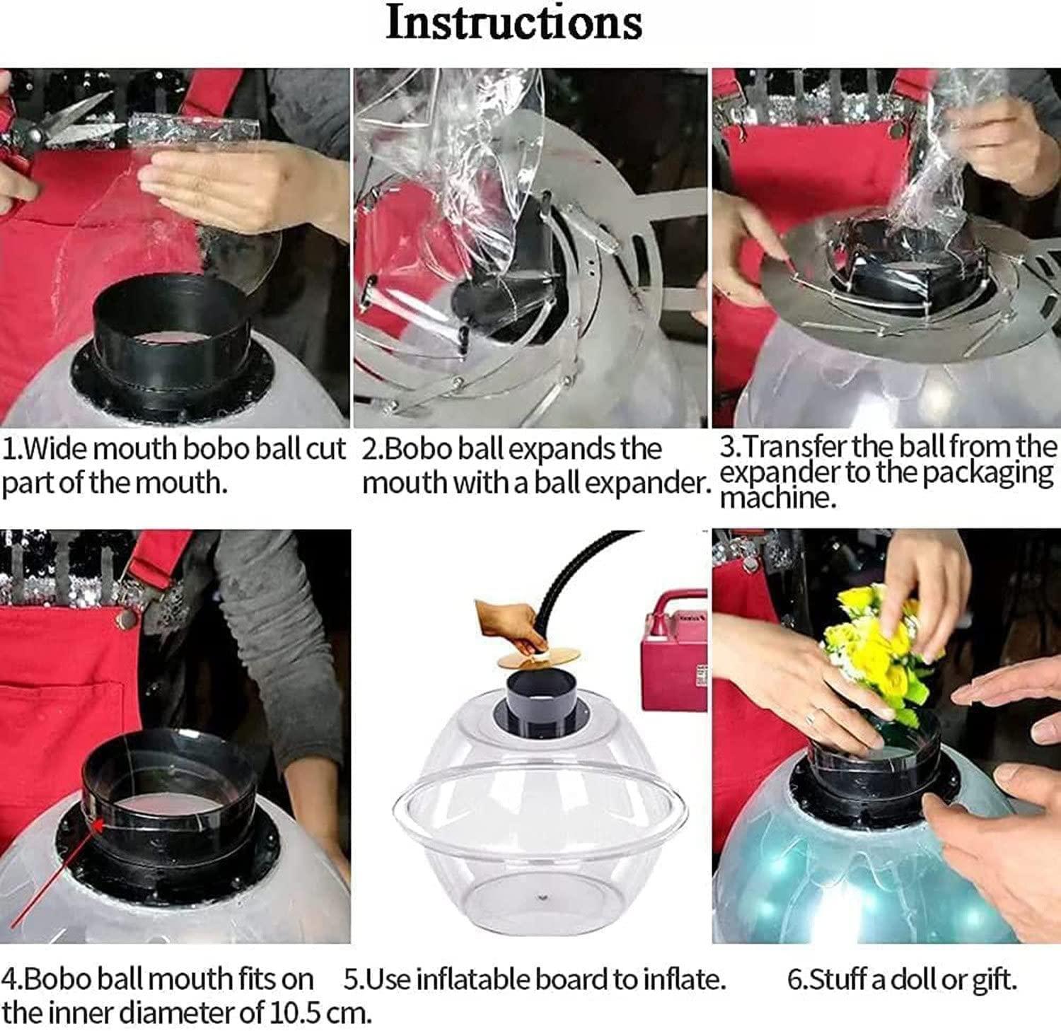 GBHJJ GBHJJ Balloon Stuffing Machine, 18.1 Inch Gift Wrapping Machine, Suitable for Filling Tools for Bear Dolls and Dolls, Birthday and Wedding Decoration Venues,Vert