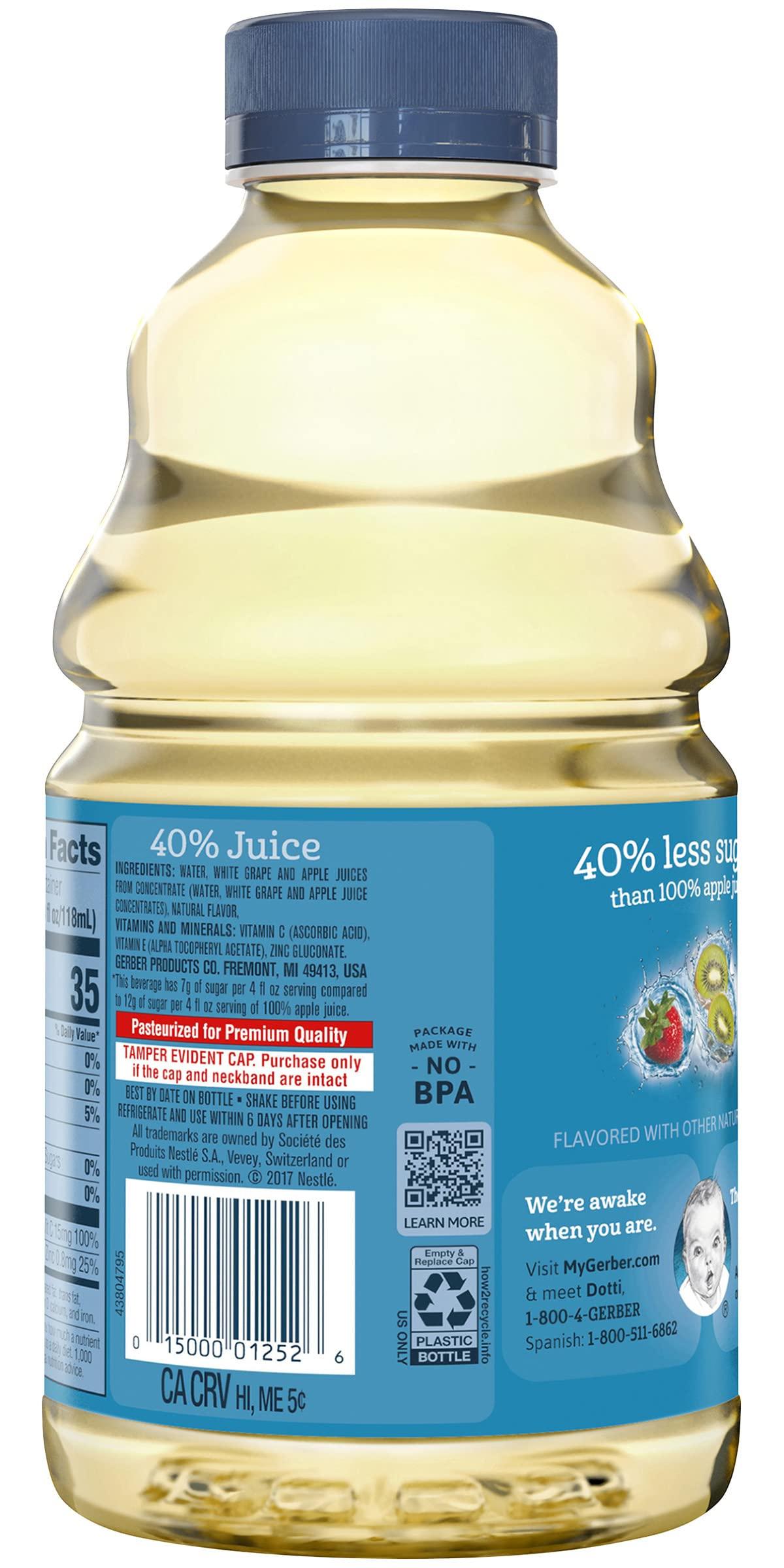 Gerber Gerber Toddler Juice Bottles (Strawberry Kiwi)