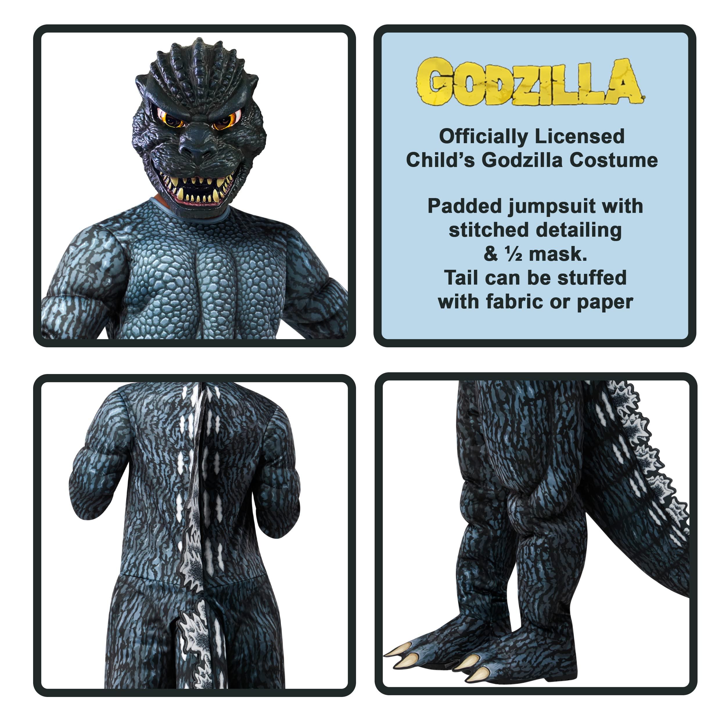 Rubie\'s Rubie\'s Child\'s Godzilla Classic Godzilla Costume for Themed Parties and Halloween, As Shown, Large