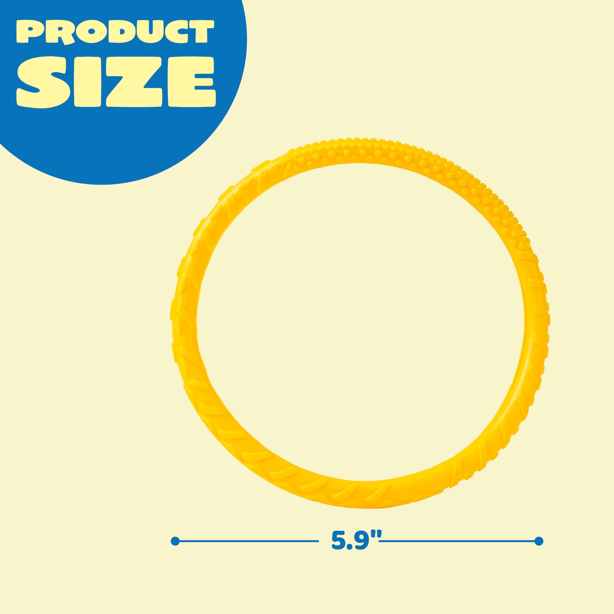 JOYIN JOYIN Dive Rings Pool Toys, 8 Pcs Colorful Pool Rings for Kids, Underwater Training Pool Diving Rings, Swimming Pool Dive Ring Toy for Kids Gifts Summer Swim Water Fun Pool Games(Diving Circles)