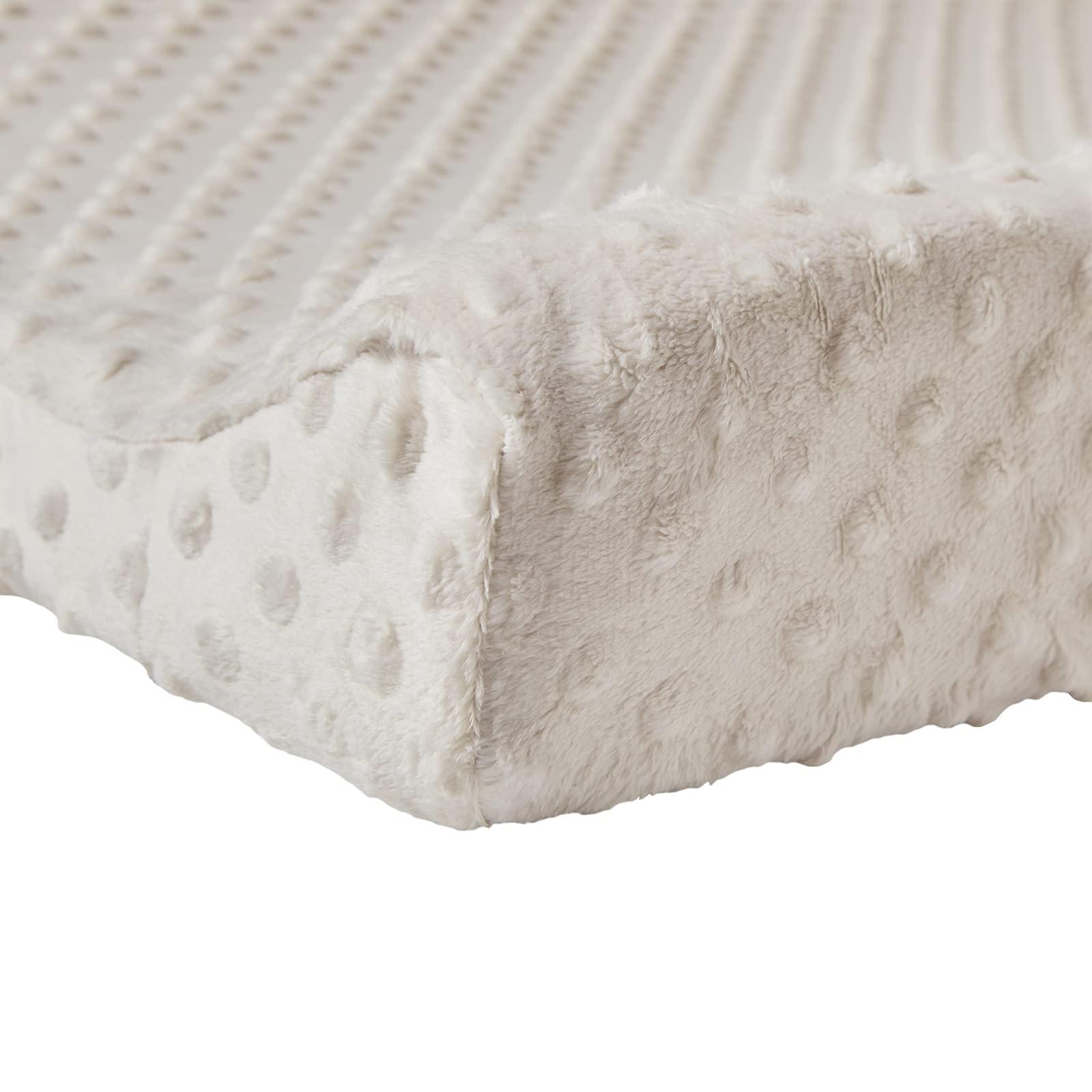 DONOMILO Changing Pad Cover Super Soft Dots Skin-Friendly Breathable Wipeable Changing Table Sheets for Baby Boy and Baby Girl (Pristine)
