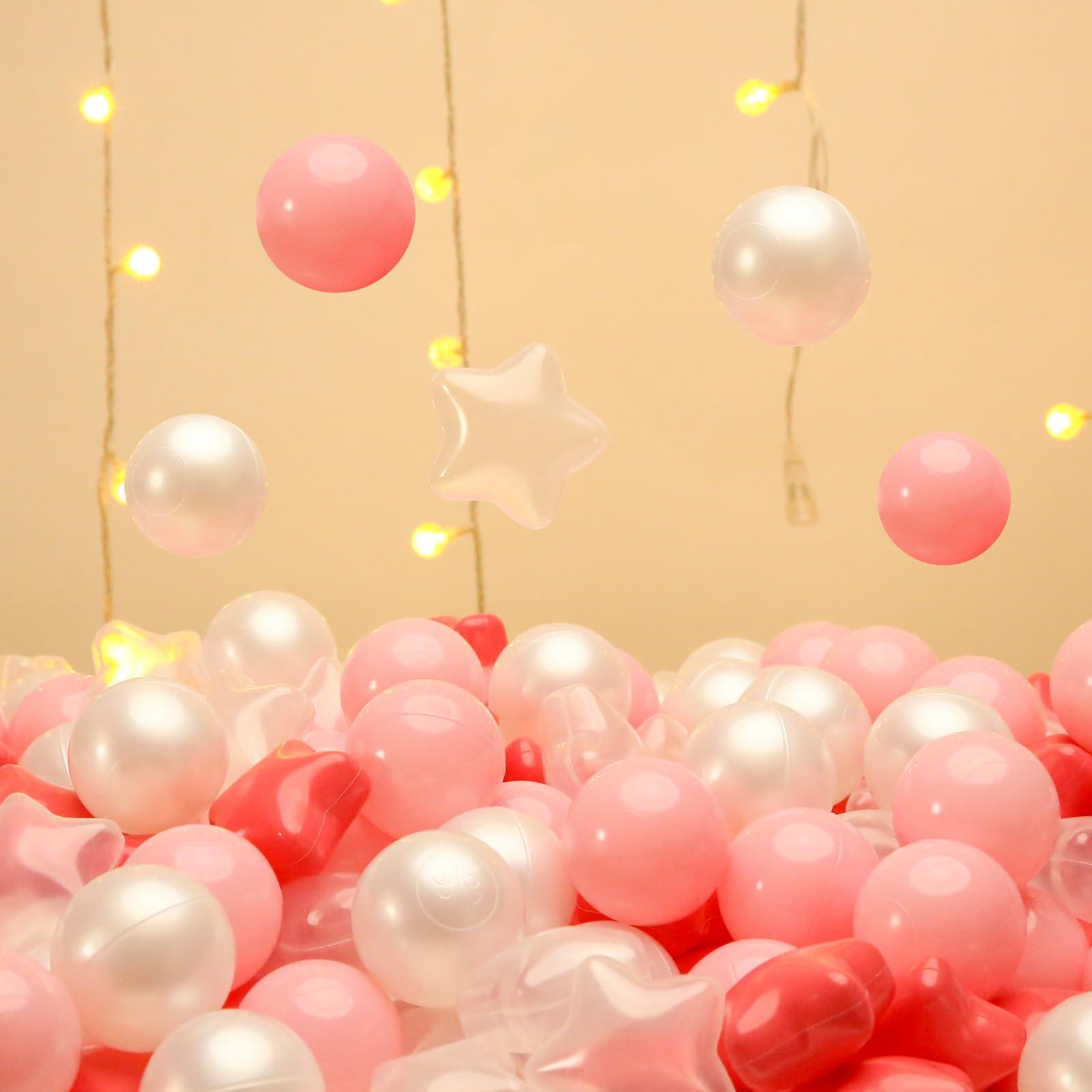 TRENDPLAY Ball Pit with Balls Included for Toddlers, Collapsible Ball Pits Play Tent, Crawl Playpen Ball Pool Playhouse with Storage Bag, for Boys Girls Dogs Cats Birthday Christmas Summer Play