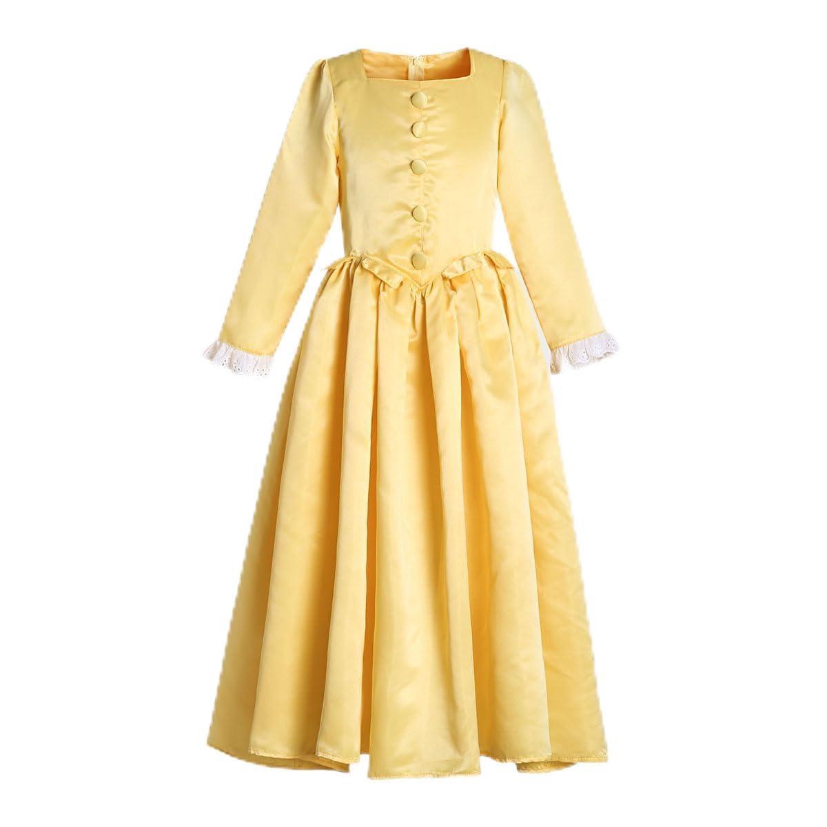 Ruikajia Ruikajia Hamilton Dress Angelica Costume Schuyler Sisters dresses Schuyler Sisters Peggy Costume 8 Years