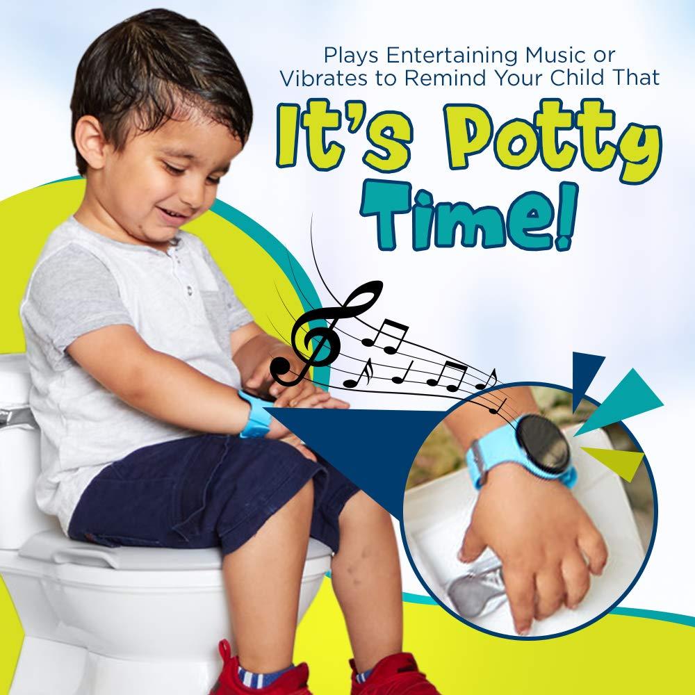 Kidnovations Kidnovations Premium Potty Training Watch - Toilet Training Timer - Rechargeable Water Resistant Digital Watch Reminder to Go Potty Vibrates and Plays Music Keeps Your Child Entertained at Potty Time