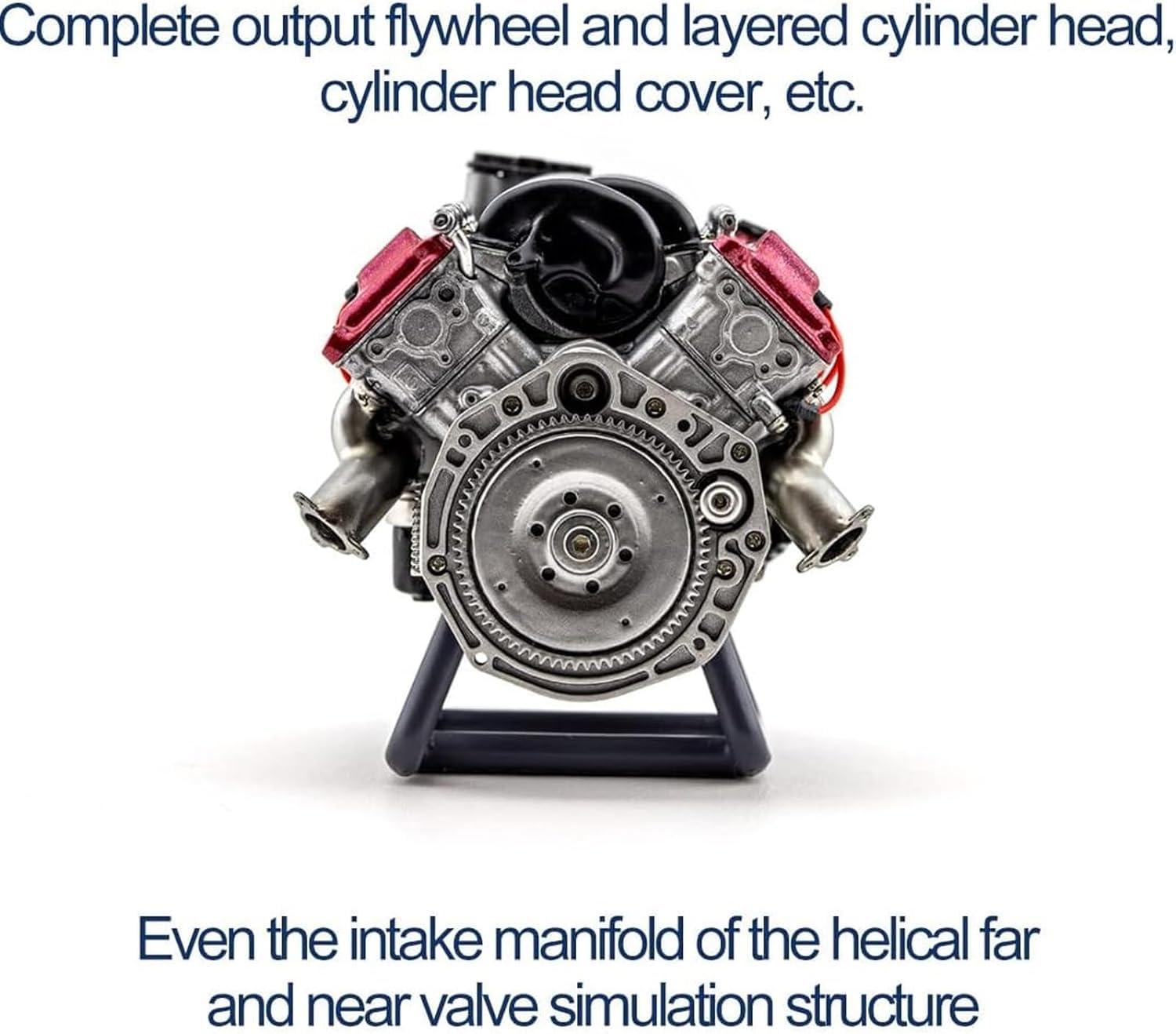 Generic Generic Cison Engine, Cison V8 Engine Kit, Steria Mini V8 Engine Kits That Runs, Cison V8 Engine Model Kit That Runs (1pcs)