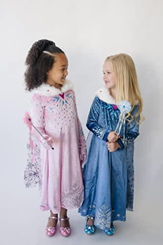 Chloe Emily & Co Chloe Emily & Co Elsa Dress for Girls – Frozen Princess Costume Kids Cosplay Costumes (Pink With Accessories, Age 4)