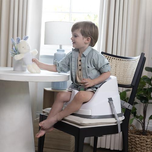 Ingenuity Ingenuity Baby Base 2-in-1 Booster Feeding and Floor Seat with Self-Storing Tray - Night Sky