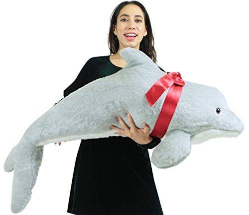 American Made Giant Stuffed Dolphin 46 Inch Soft Plush Made in USA