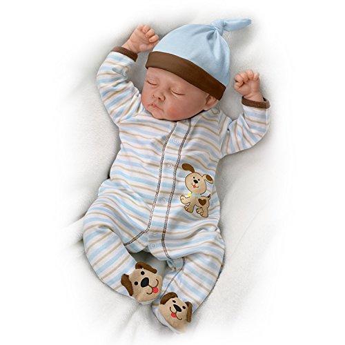 The Ashton-Drake Galleries The Ashton-Drake Galleries Sweet Dreams, Danny Weighted Lifelike Baby Boy Doll
