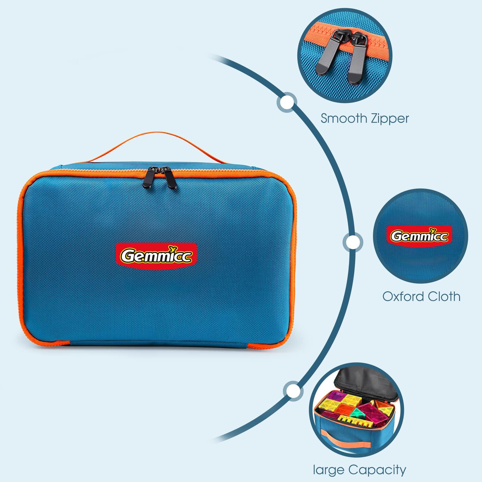 Gemmicc Gemmicc Magnetic Tiles Starter Set + Storage Bag