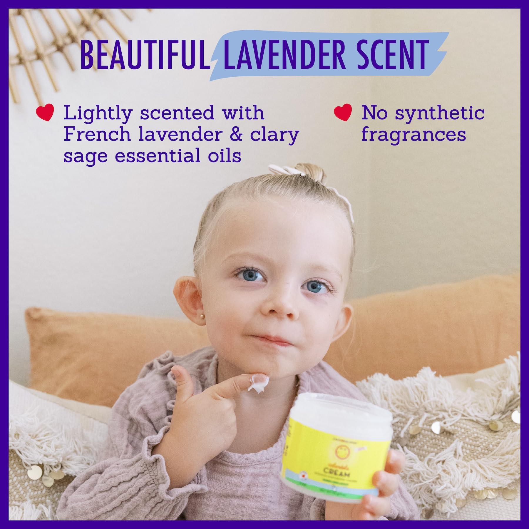 California Baby California Baby Calendula Cream | Soothing Baby Face Cream | 100% Plant-Based | Lavender Baby Lotion For Sensitive | Hypoallergenic | 2 Oz (Pack of 2)