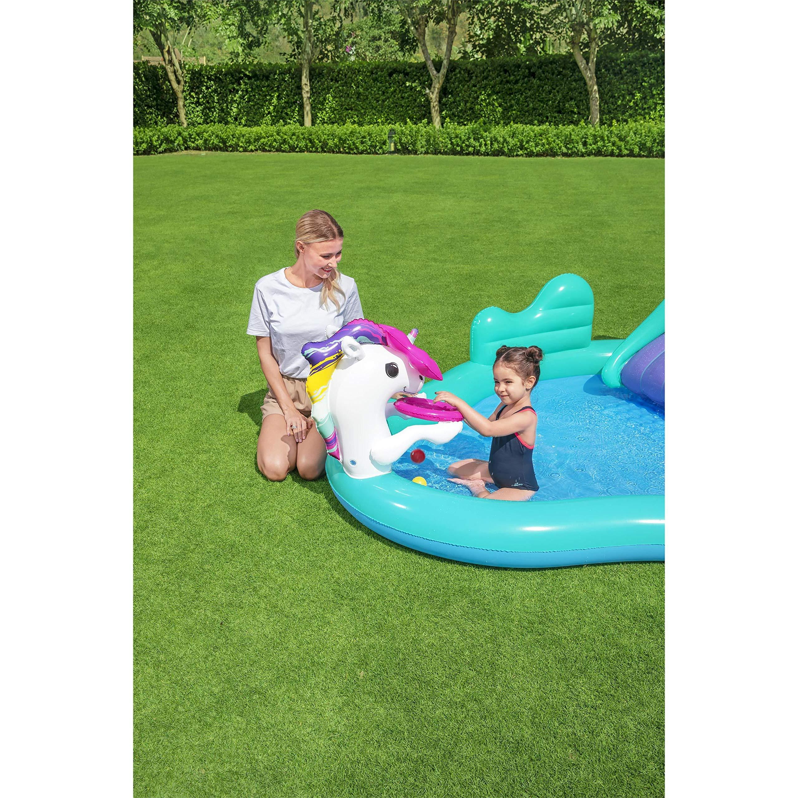 H2OGO! H2OGO! Bestway Magical Unicorn Carriage Play Pool Center