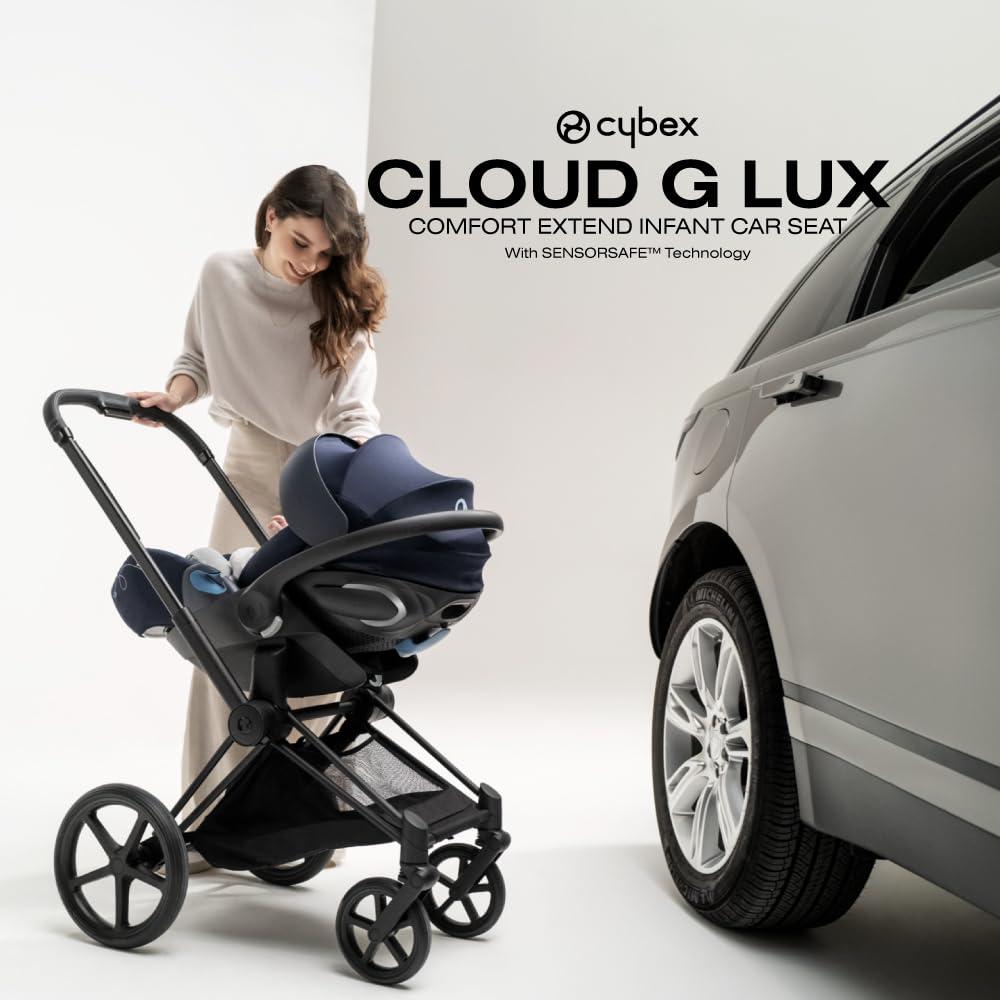 Cybex Cybex Cloud G Comfort Extend Infant Car Seat with Anti-Rebound Base, Linear Side Impact Protection, Latch Install, Ergonomic Full Recline, Extended Leg Rest