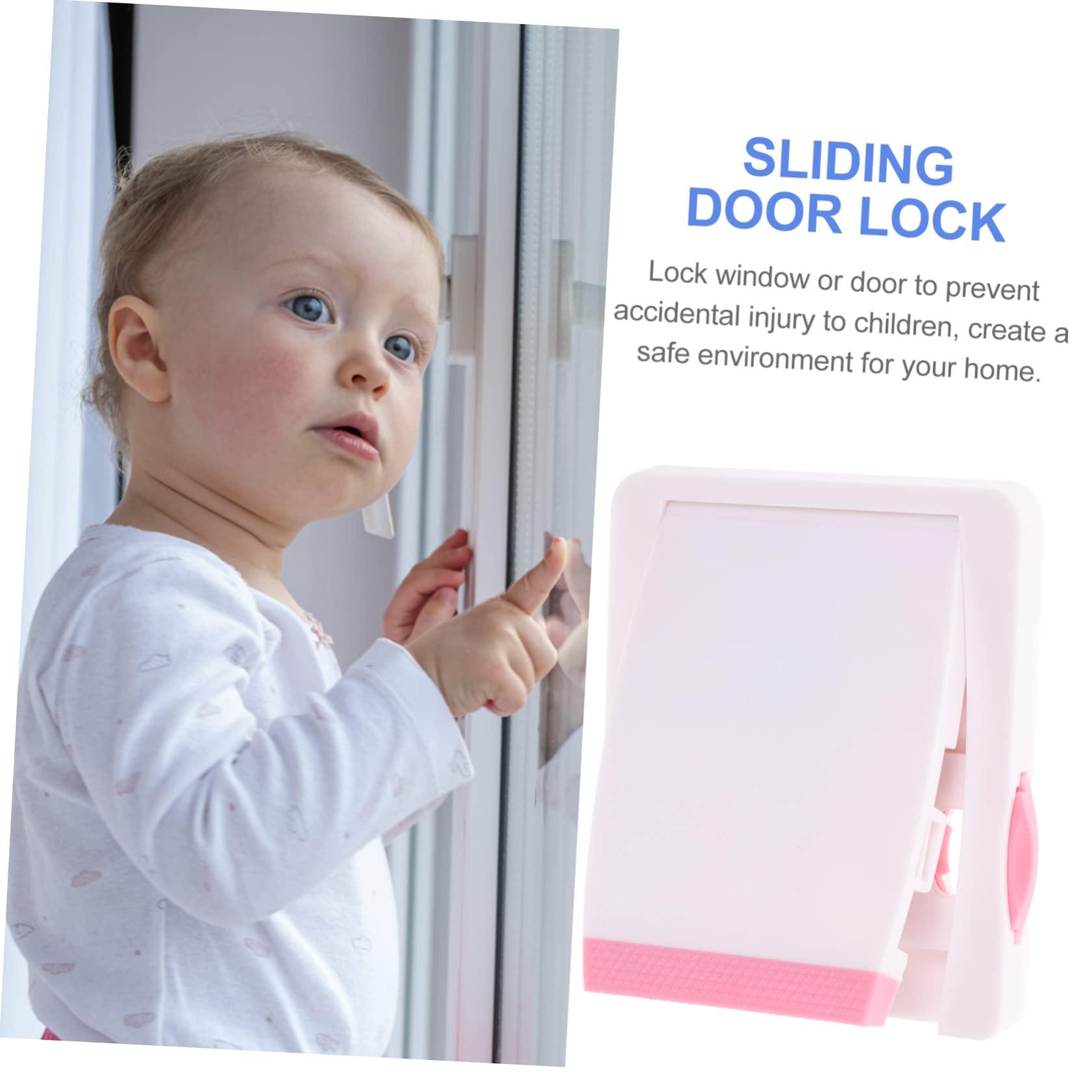 SHOWERORO SHOWERORO Window Safety Lock Sliding Glass Door Lock for Childproofing Window Safety Locks for Homes Adjustable Window Lock