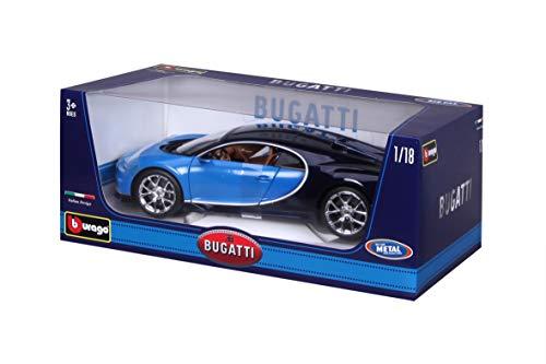 Bburago 1:18 Bugatti Chiron (Colors May Vary)