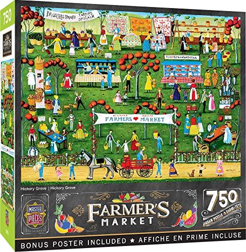 Masterpieces Masterpieces 750 Piece Jigsaw Puzzle for Adults, Family, Or Kids - Hickory Grove - 18\"x24\"