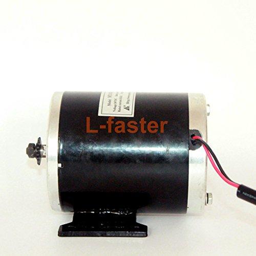 L-faster L-faster 500W Electric Motorcycle Motor Kit Use 25H Chain Drive High Speed Electric Scooter Replacement Electric Karting Conversion kit (24V pedal kit)