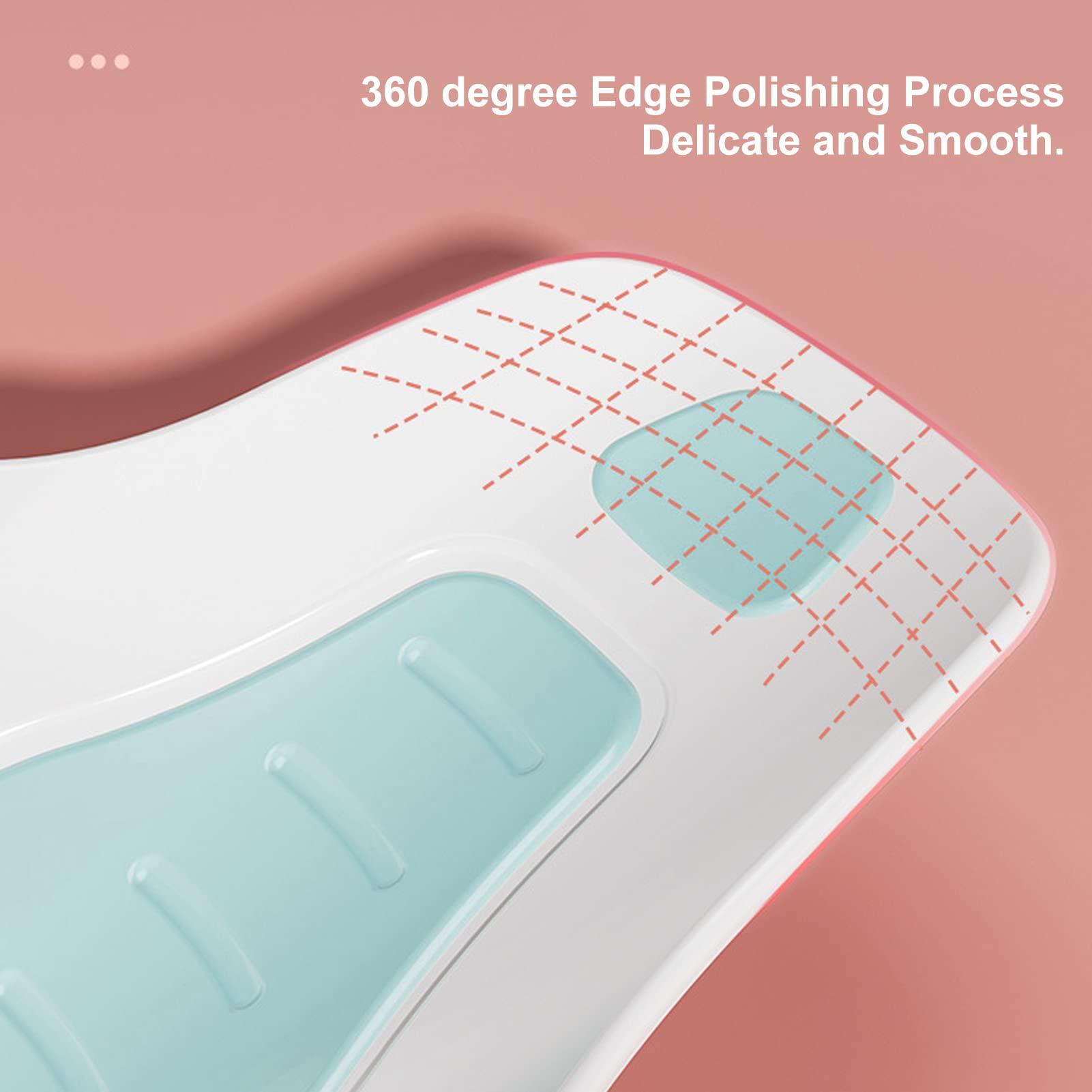 VINGVO Clean Rinse Baby Bather, Portable Spine Wash Hip Clean Rinse Bather Ergonomic Baby Bath Tub Baby Bath Support Infant Bathtub for Newborn (Mint Green)