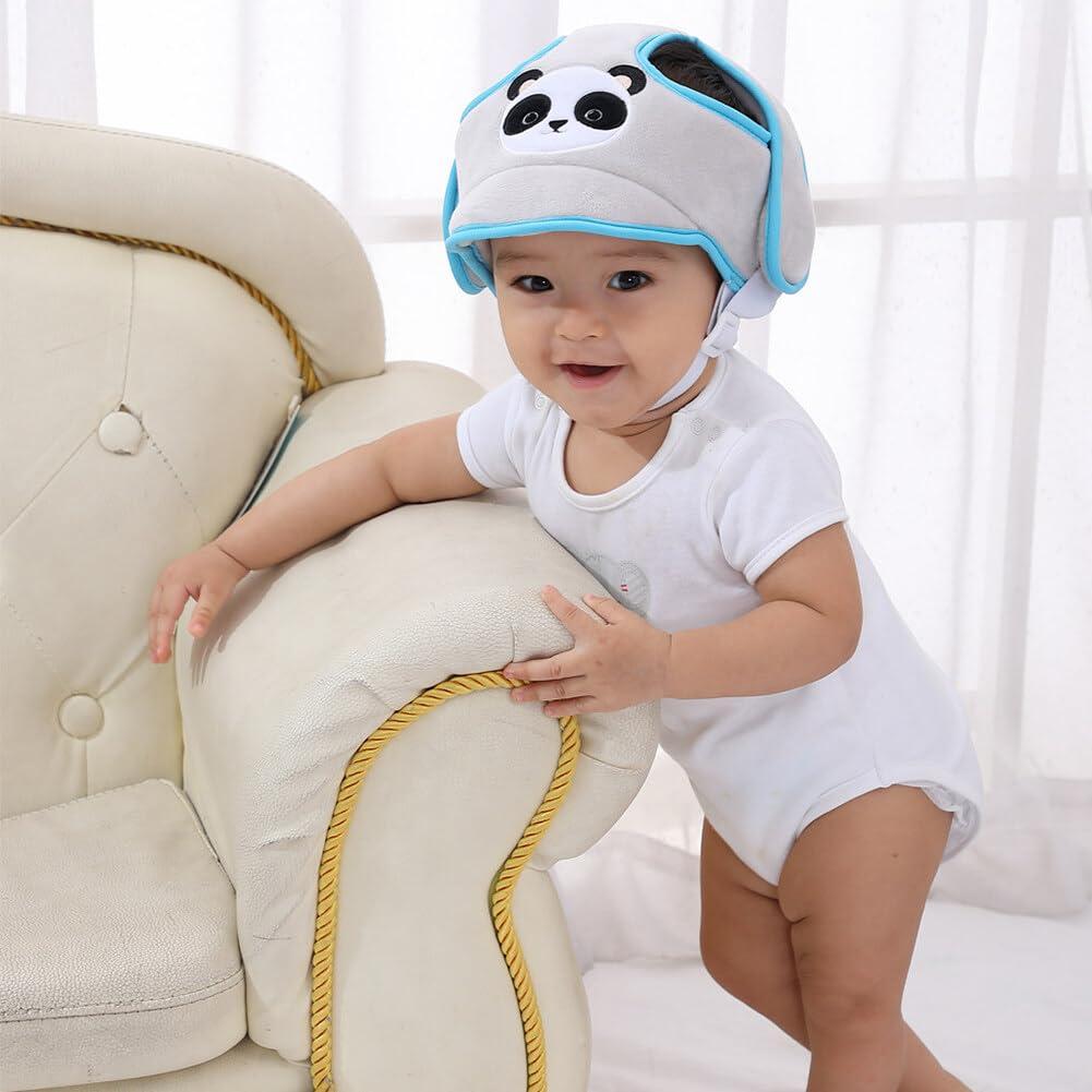 Katutude Baby Safety Helmet Infant Toddler Crawling Helmet Baby Head Protector Toddler Headguard Anti-Collision Baby Hat Adjustable Baby Bumper Helmet for Crawling Walking Playing