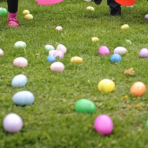 YMrott YMrott 20 Pack Unpainted Wooden Eggs Smooth Fake Easter Egg Hunt for Wood Crafts Dcor Gifts, 2-1/2 Inches