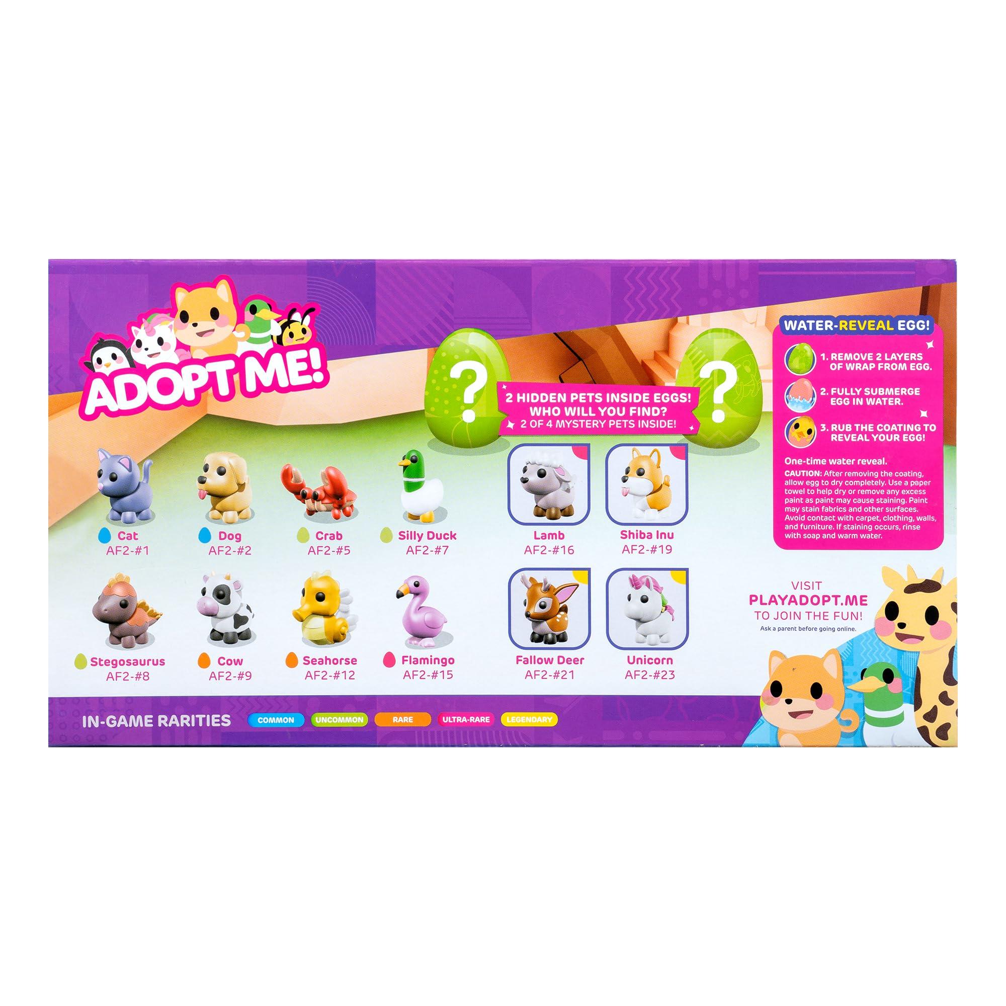 Adopt Me Adopt Me! 10 Pack Mystery Pets - Series 1-10 - Top Online Game - Exclusive Virtual Item Code Included - Fun Collectible Toys for Kids Featuring Favorite Pets, Ages 6+