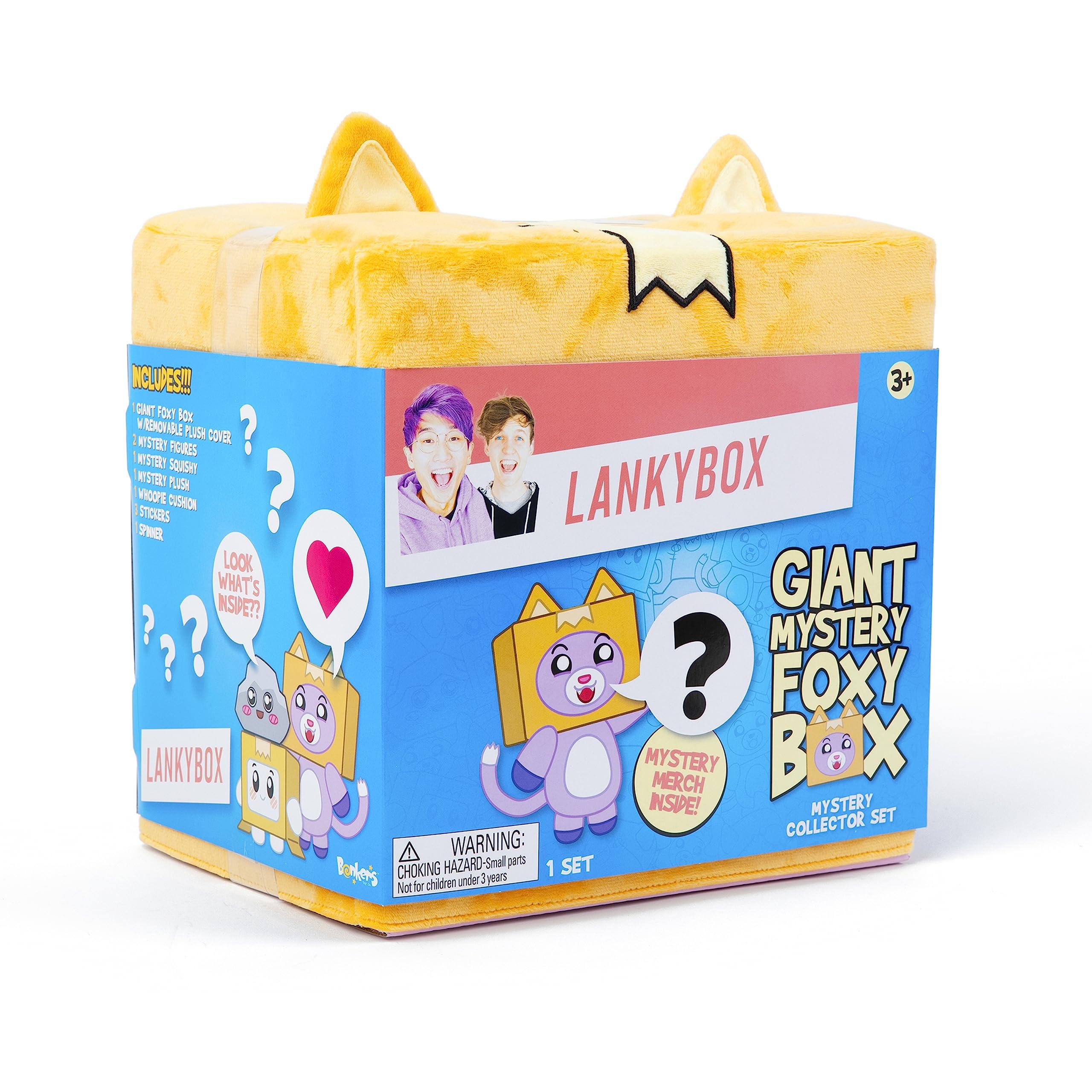 LankyBox LankyBox Giant Foxy Mystery Box Foxy Mystery Box with 10 Exciting Toys to Discover Inside, Officially Licensed Merch
