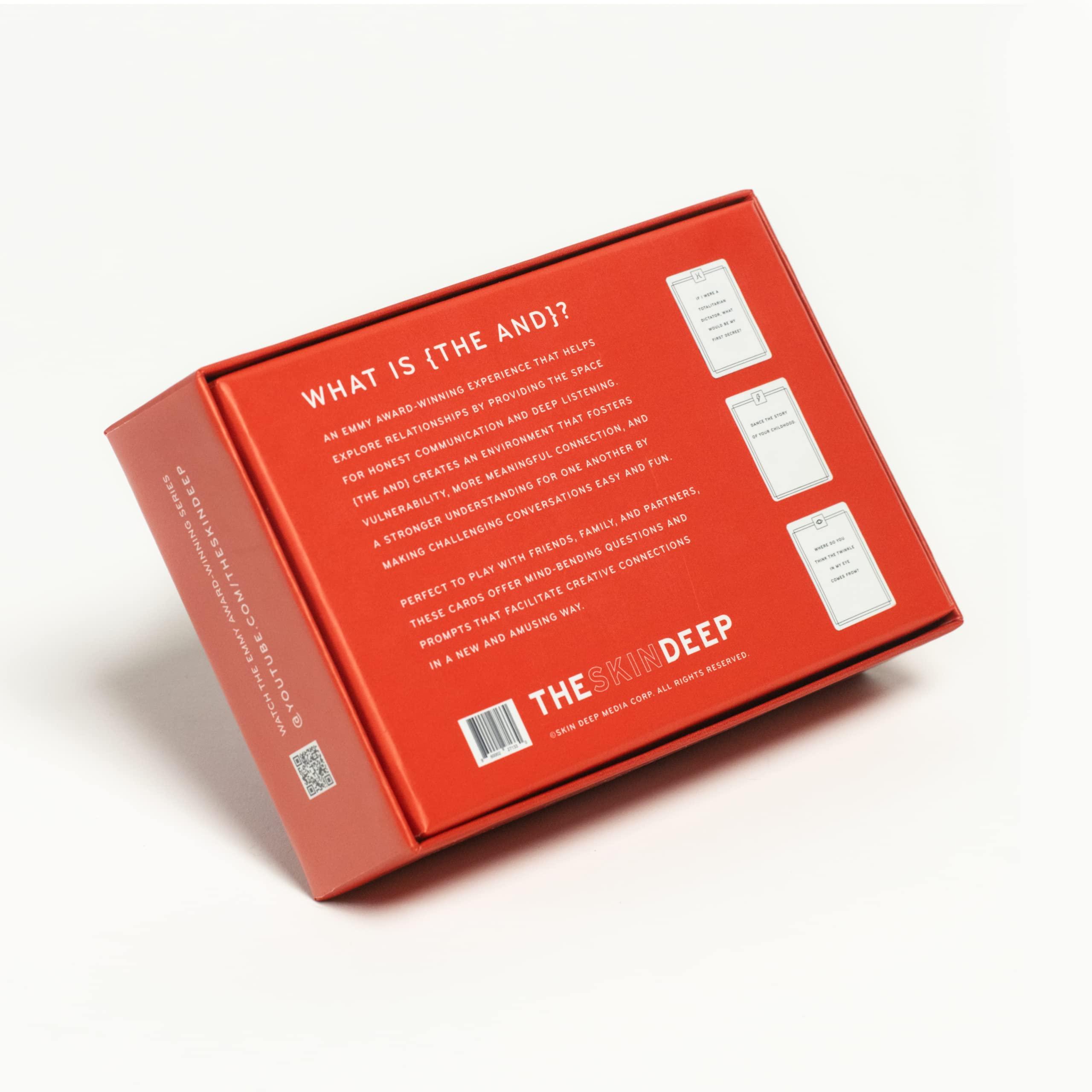 The Skin Deep The Skin Deep (The and) Amusing Edition - 199 Fun Question Cards for Friends, Family, Couples - Random & Funny Ice Breaker Conversation Starter Cards - Get Everyone Talking at Game Night or a Party