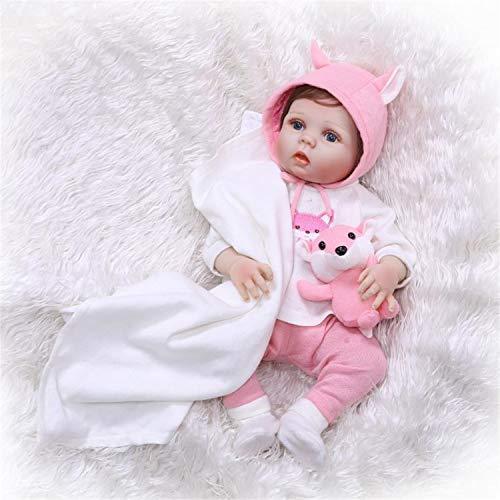 Zero Pam Zero Pam Doll Accessories Cute Duck and Fox Clothes Set for 22 inch Reborn Baby Doll - Include Outfit Set + Blanket + Shoes (Pink Fox)
