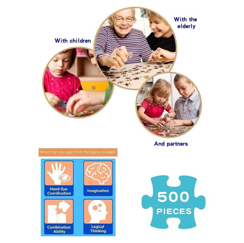 BRZUIL Animal Wooden Puzzles Boxer Dog I Am Your Friend Your Partner Your Dog 1000 Pieces Jigsaw Puzzles for Adults and Kids Interesting Puzzles Development Toys Fun Games Best Gift