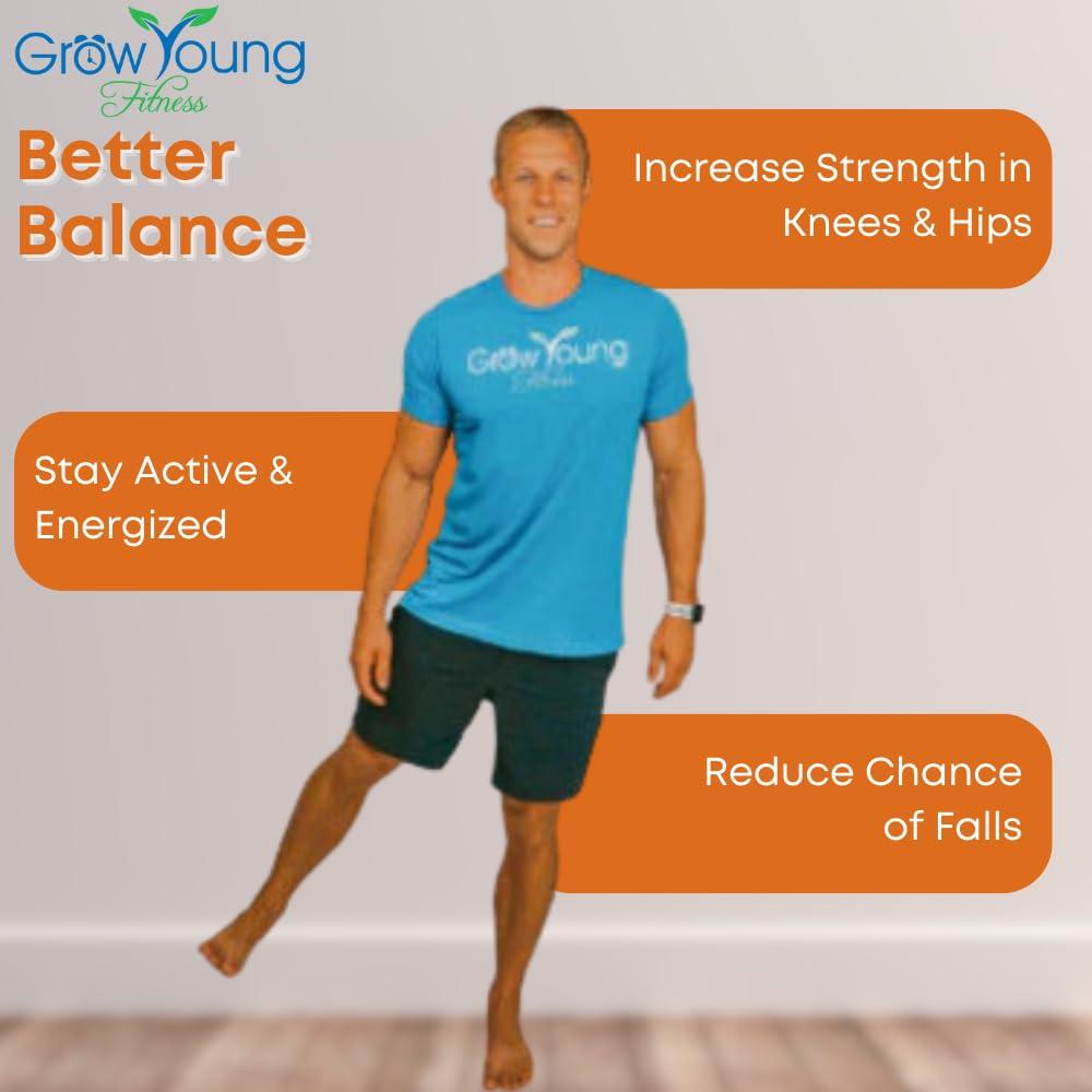Grow Young Fitness Grow Young Fitness Better Balance Exercise for Seniors - Improve Balance - Chapter One Senior Exercise DVD