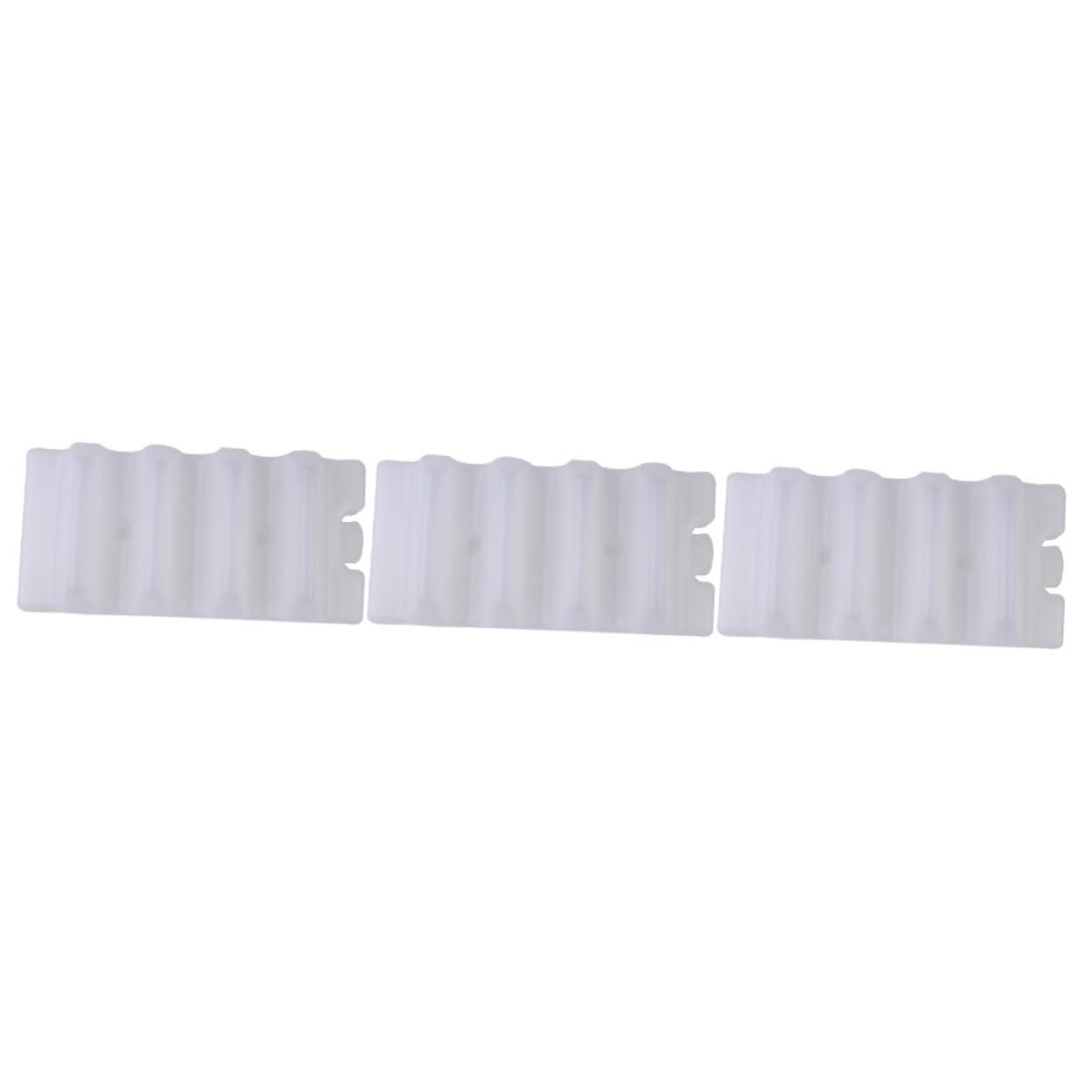 Alasum Alasum 3pcs Breast Milk Ice Box Freezer Blocks Ice Bag for Breast Milk Ice Block Breatfeeding Accessories Breastmilk Chiller Containers for Food Beer Cooler Hdpe Storage White Bottle