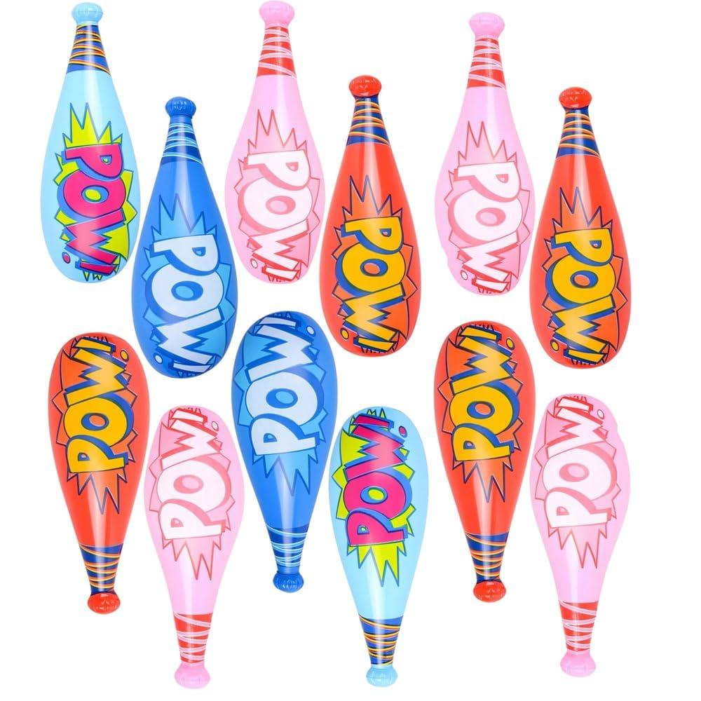 Rhode Island Novelty Rhode Island Novelty 20 Inch POW Bat Inflates, Pack of 12