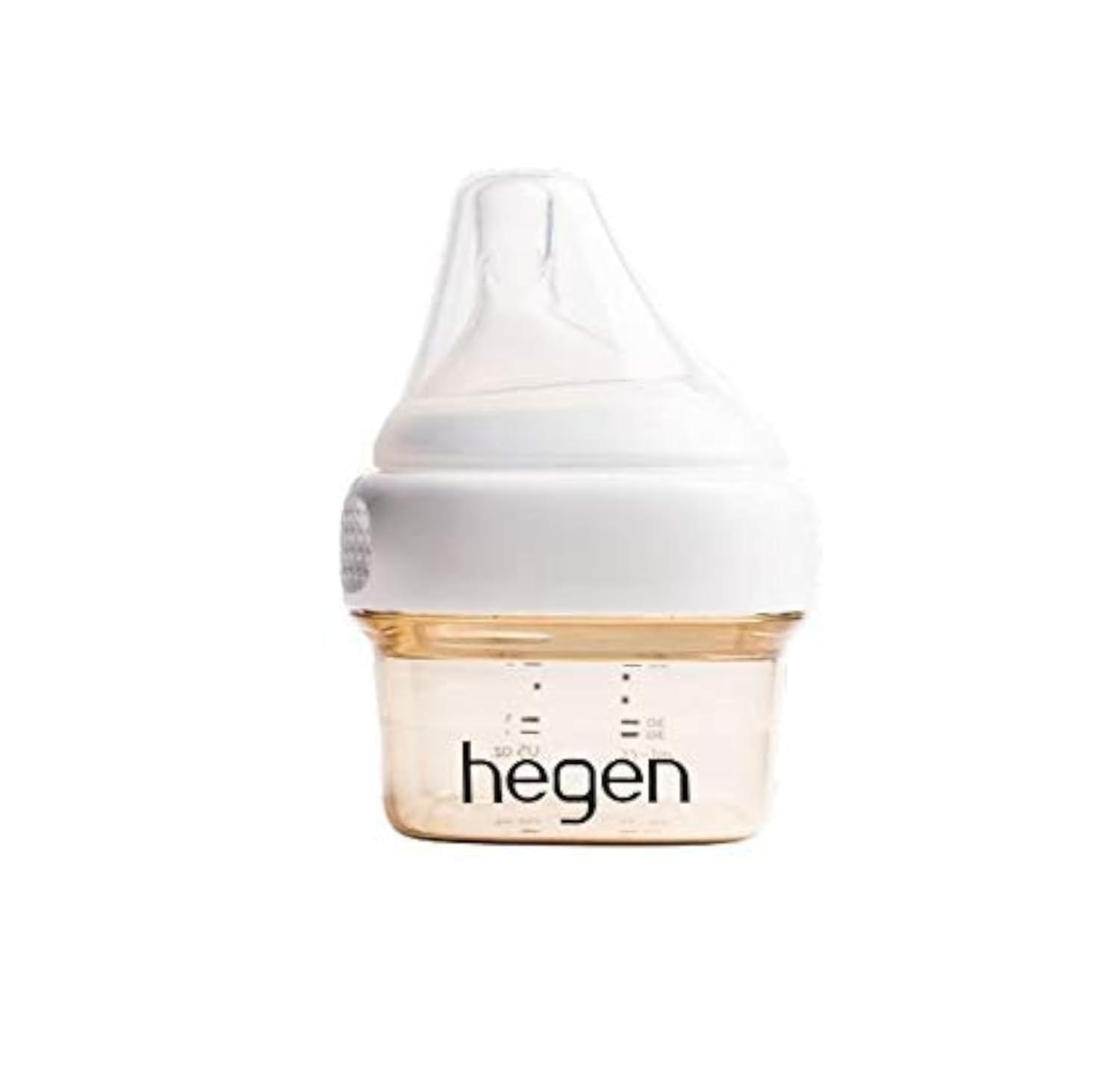 hegen Hegen Easy to Clean Anti-Colic Baby Bottle, 2oz for 0 to 1 Month