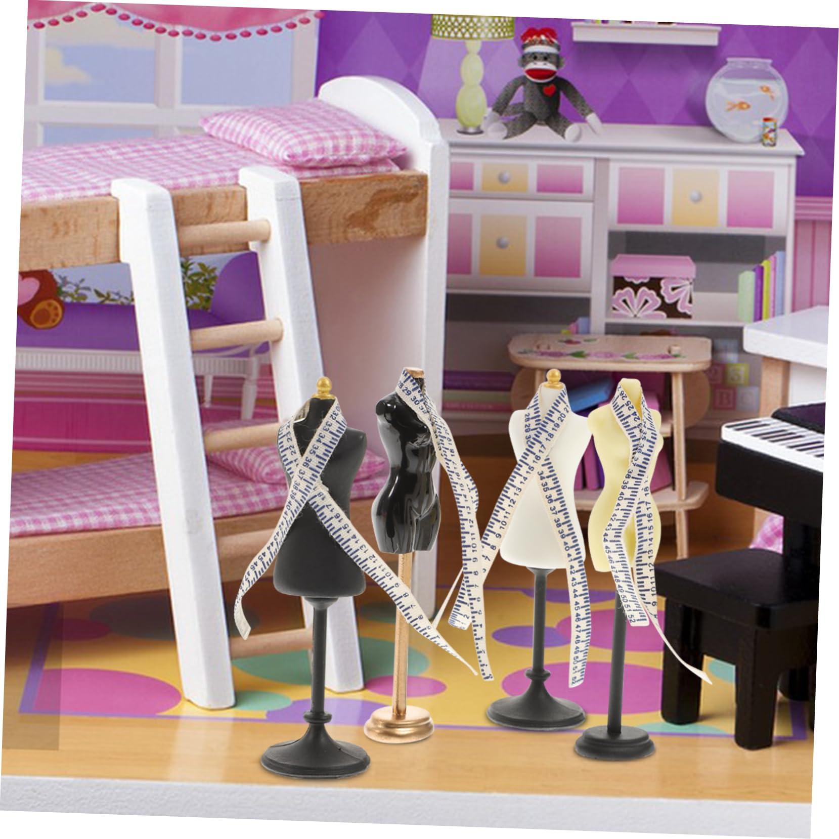 Toyvian 16 Sets Miniature Scene Mannequin Sewing Mannequin Miniature Dress Form Miniature Female Mannequin Small Female Mannequin Doll Female Mannequin Doll Accessory Doll Dress Form