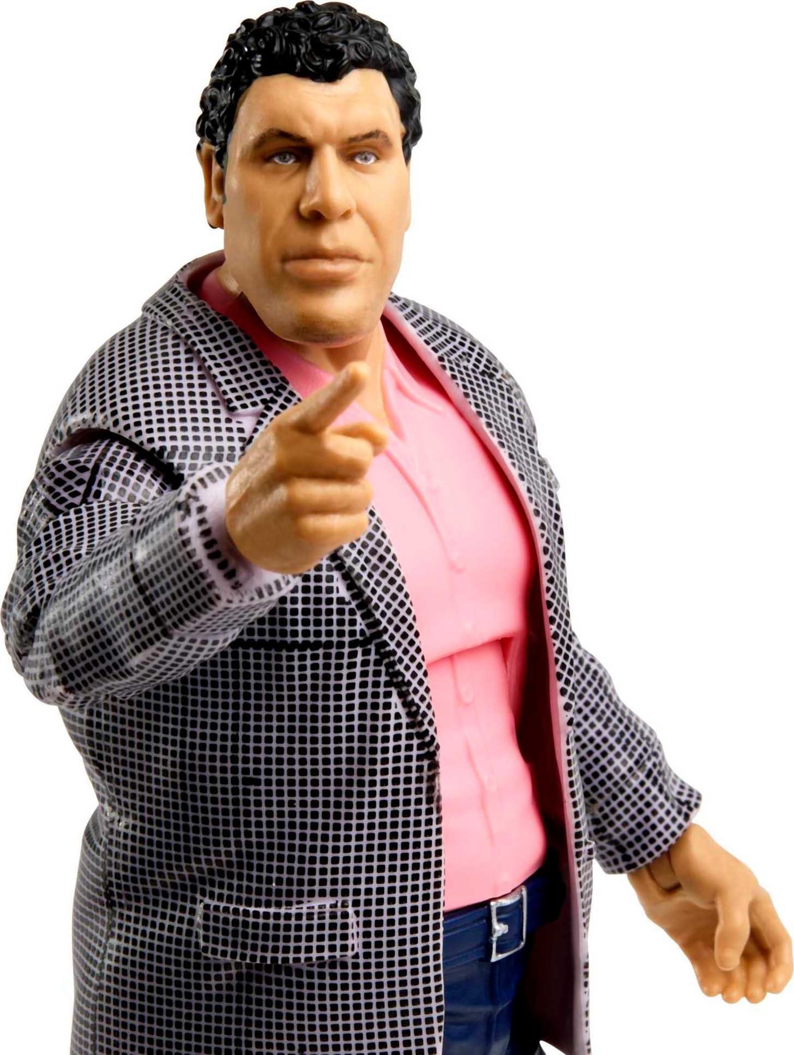 Mattel Mattel WWE Andre the Giant Elite Collection Action Figure with Accessories, Articulation & Life-like Detail, 6-inch
