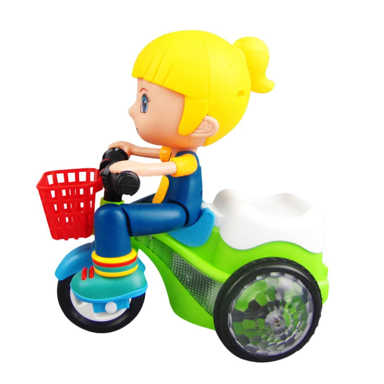 Hemoton HEMOTON Toy Tricycle for Boys and Girls Stunt and Intelligent Led Lights Easy to Install Random Color Toddler Bike