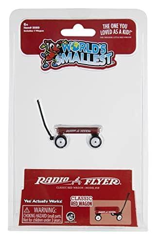Worlds Smallest World\'s Smallest Radio Flyer Classic Red Wagon