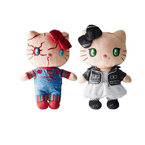 ZCPACE ZCPACE Set of 2 Chucky's Plush Doll Toy Chucky & Tiffany Plush Doll Collectible Figure 7.8Inch…