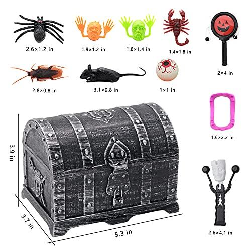 KEEPAA Kids Pirate Toys Set 43pcs Toys Pirate Treasure Chest Toy can be Used as Pinata Filler Toy Assortment, Carnival prizes, School Classroom Rewards, Christmas Gift