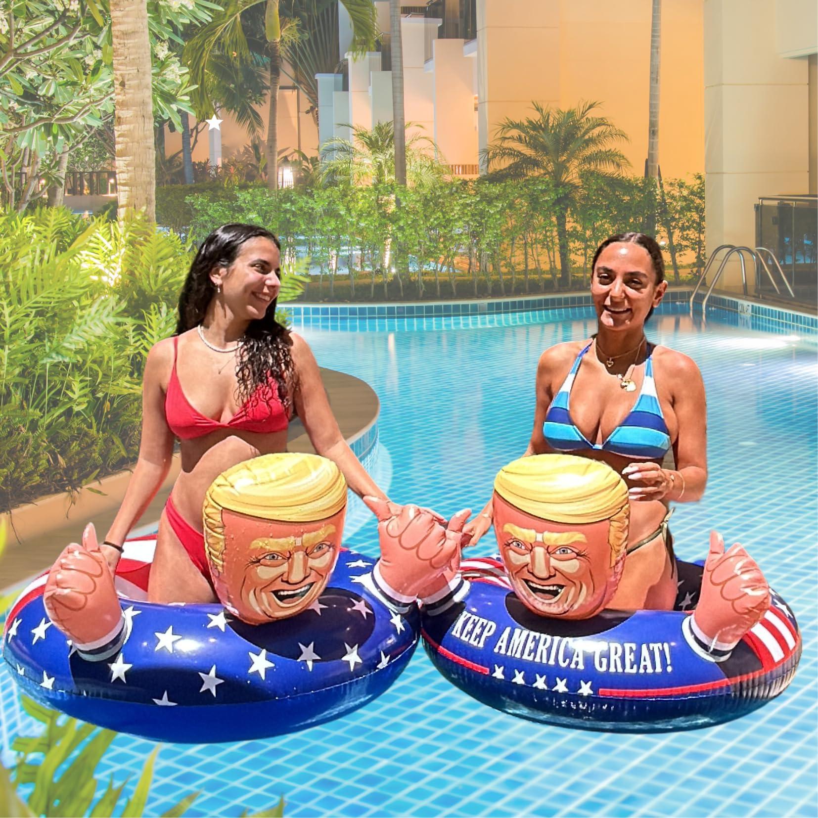 NINOSTAR NINOSTAR Inflatable Pool Float American Pool Float for Summer Pool Party