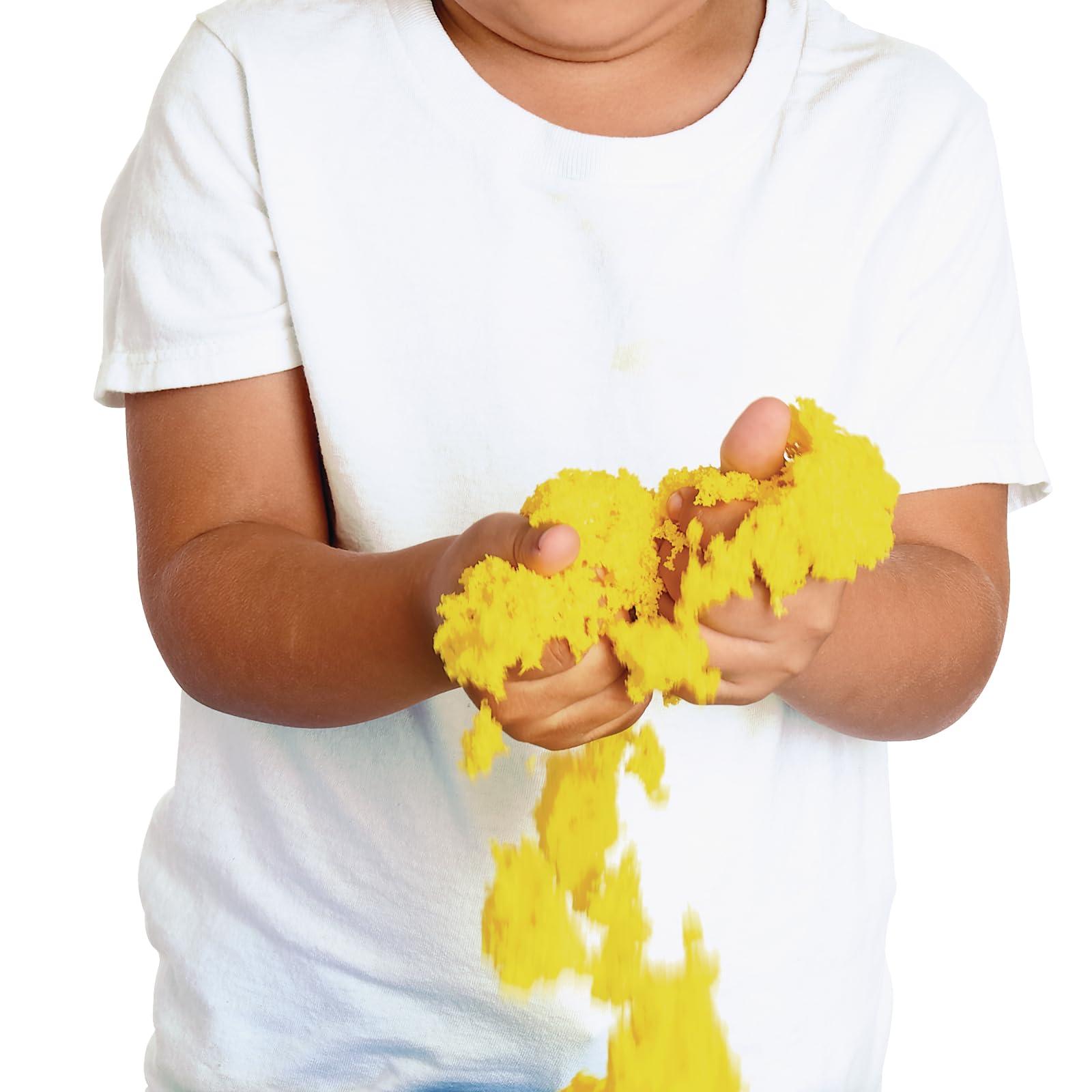 Excellerations Excellerations Spectacular Sensory Foam - Yellow, 1.1 lb (500 g), Interactive Toy for Kids, Tactile Exploration, Mess-Free Kinetic Foam for Sensory Play, Calm-Down Tool, Classroom or Home School Use