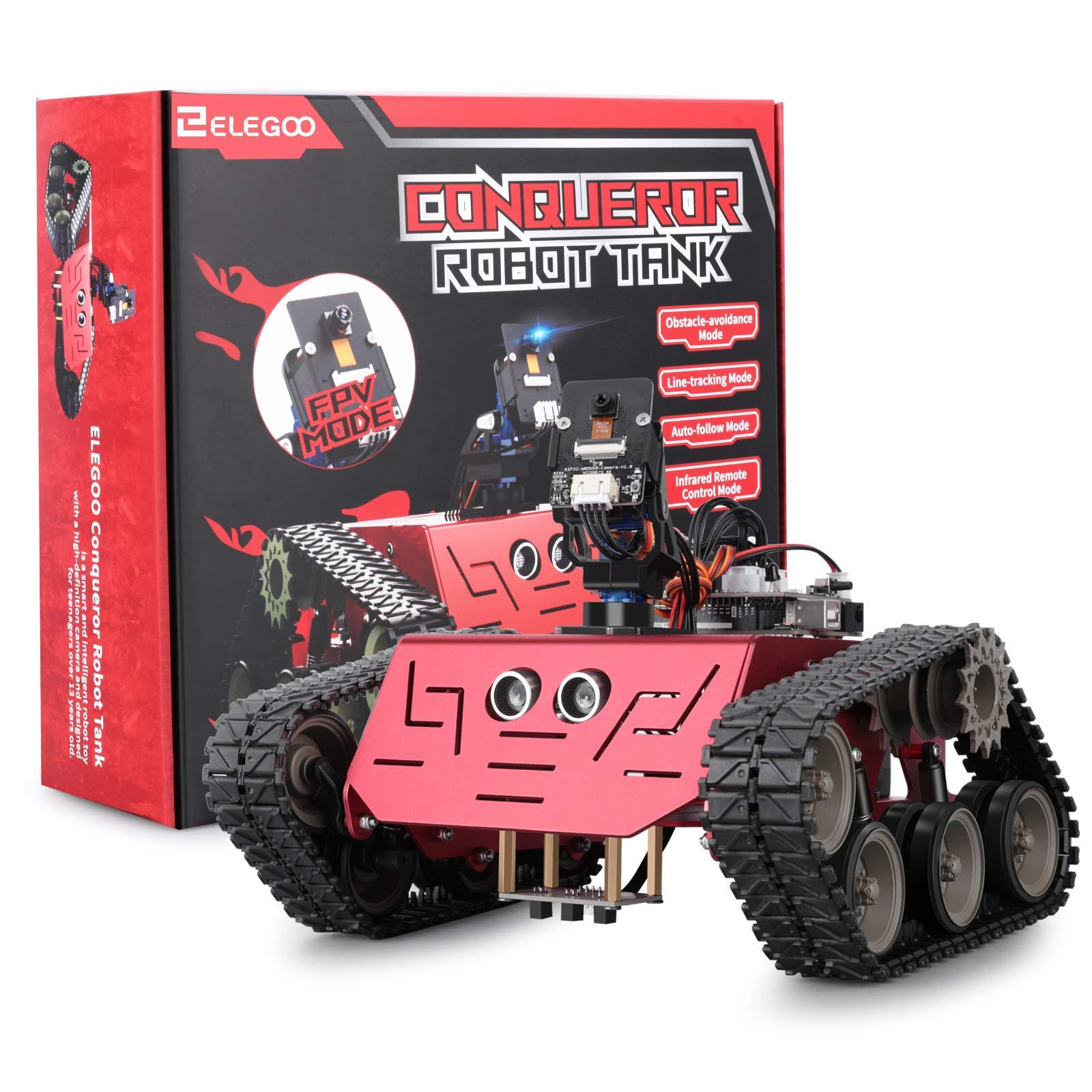 ELEGOO ELEGOO UNO R3 Project Smart Robot Car Kit V4 & ELEGOO Conqueror Robot Tank