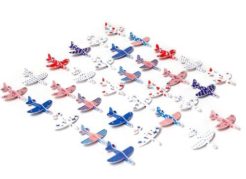 Defemim Defemim 32 Pack Glider Planes for Kids,Foam Glider Plane Toy,Foam Gliders Planes Toys for Kids,16 Designs,for Boys and Girls Birthday Party Favors,Classroom Prizes,party favors kids