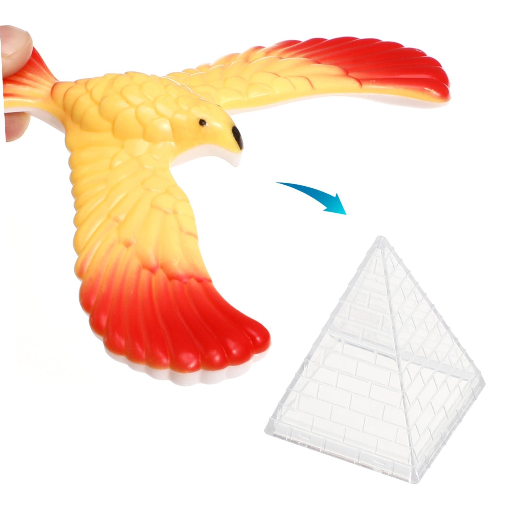 Alasum 12 Pcs Balance Bird Toy Novelty Trick Owl Balancing Gravity Bird Balancing Balance Finger Bird Puzzle Beak Chain Pyramid Balance Eagle Children Balancing Eagle Plastic