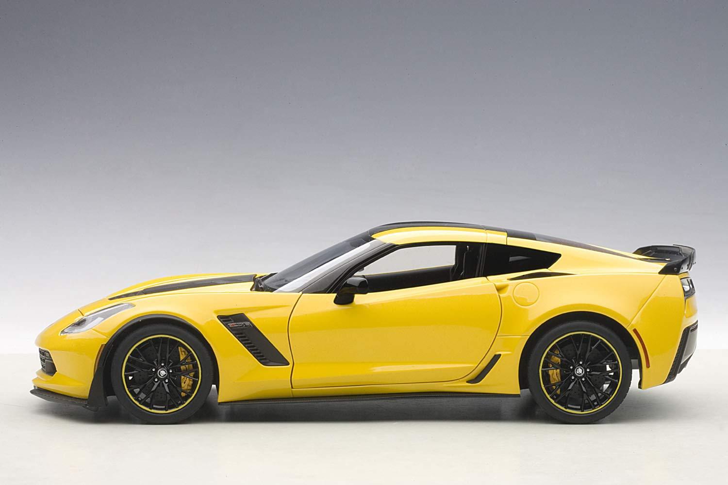 AUTOart Autoart 2016 Chevrolet Corvette C7 Z06 C7R Edition Corvette Racing Yellow 1/18 Model Car