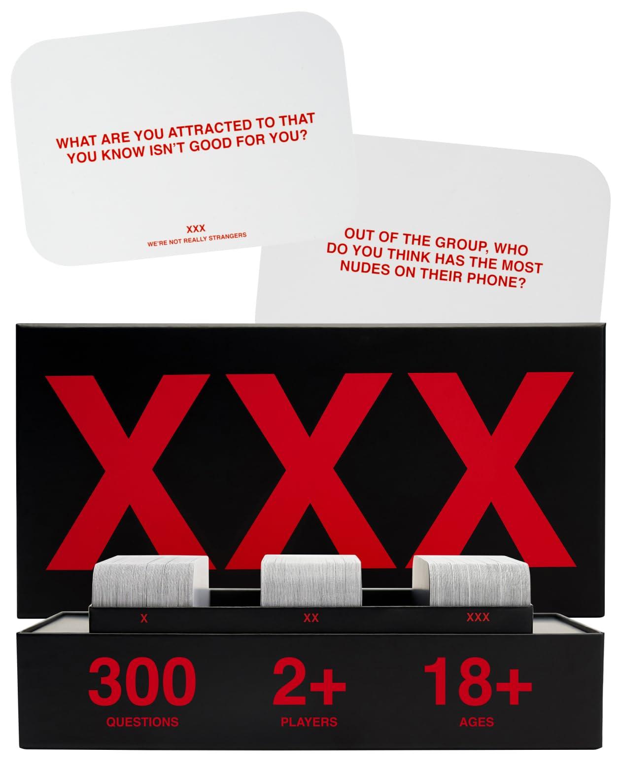 WE\'RE NOT REALLY STRANGERS WE\'RE NOT REALLY STRANGERS Card Game Bundle - Core + Adult Editions, Fun Family Party Games, Game Night, Couples Games, 2+ Players