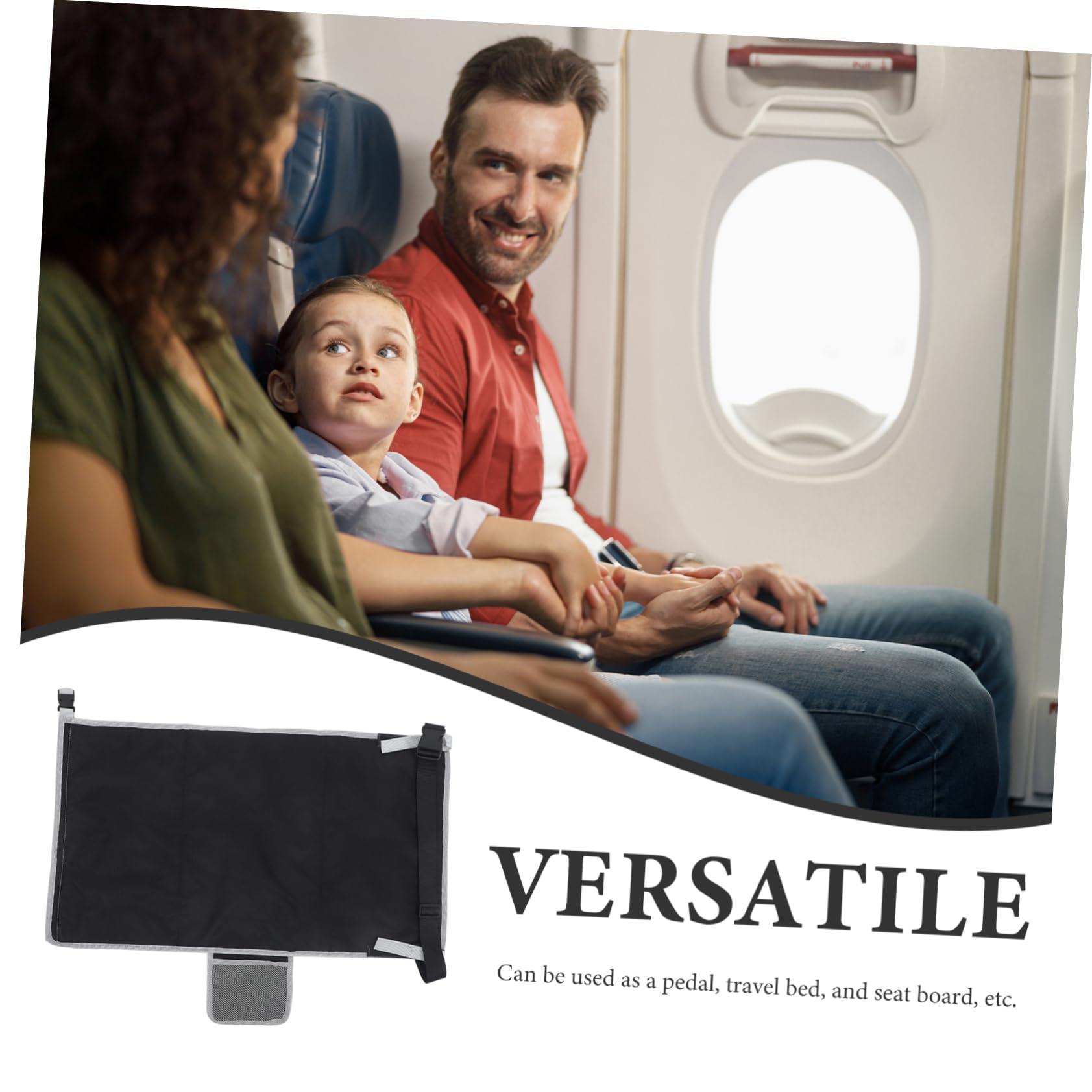 HAPINARY HAPINARY 1 Set Portable Travel Bed Seat Essentials Travel Essentials Airpl Extender Plane Bed Jet Travel Supplies Travel Bed Flight Bed Black