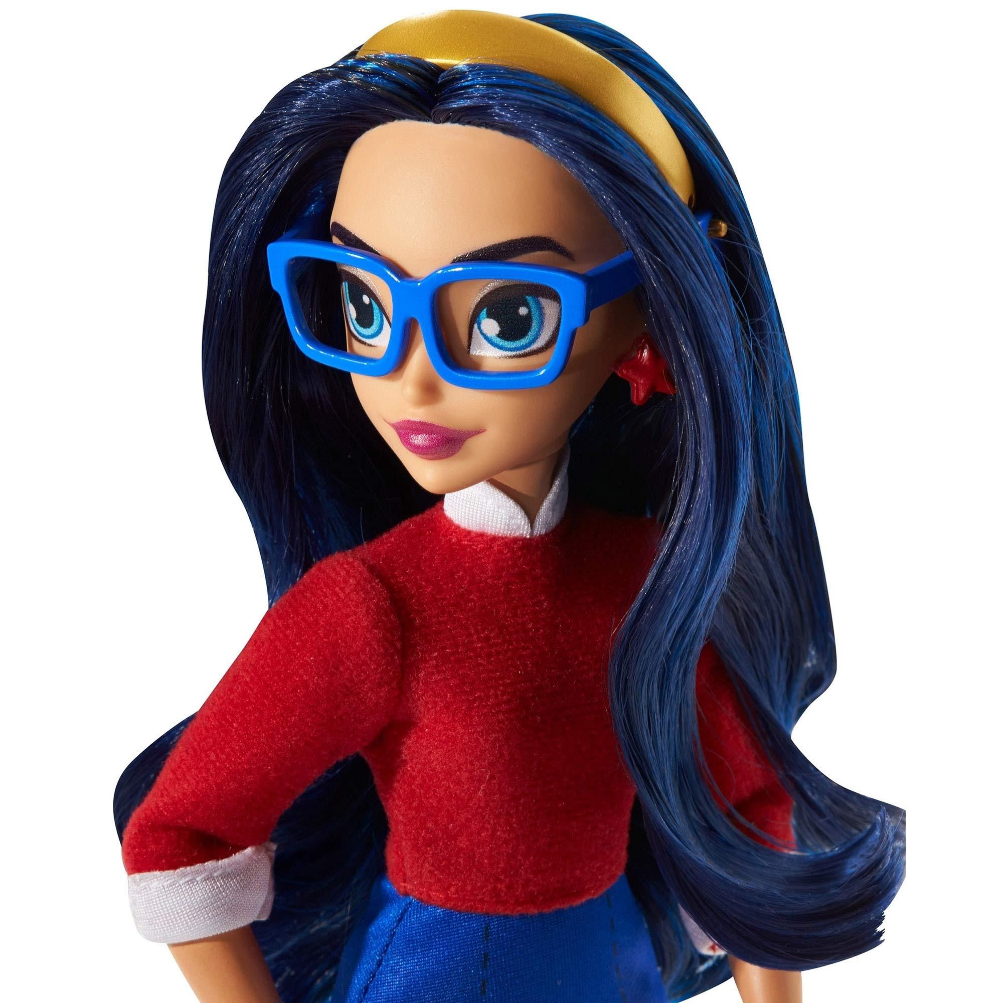 Mattel DC SUPER HERO GIRLS, Wonder Woman Teen to Super Hero Life Action Doll (approx.11-in) with Outfits and 9 Removable Accessories, Fully Articulated for Action-Packed Play, Great Gift for 6 8 Year Olds