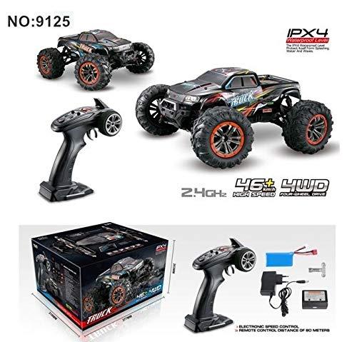 FMT FMT 1:10 Scale High Speed 46km/h 4WD 2.4Ghz Remote Control Truck 9125, Radio Controlled Off-Road RC Car Monster Truck R/C RTR (Assorted Colors)